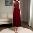 thumbnail image 1 of WILLBEST Vestidos Largos Casuales Para Mujer Vestido De Fiesta Corto Elegante Sin Mangas Con Lentejuelas Para Mujer, 1 of 3