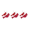 thumbnail image 3 of Melrose International LLC Cardinal Ornament (Set of 6) 5.5"L, 8"L Wood, 3 of 3