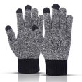 thumbnail image 1 of BR Guantes cálidos de invierno con pantalla táctil para hombres y mujeres con puño elástico, 1 of 4