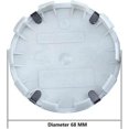 thumbnail image 3 of Convient pour l'Enjoliveur de logo BMW 68mm, 4 Pcs, 3 of 4