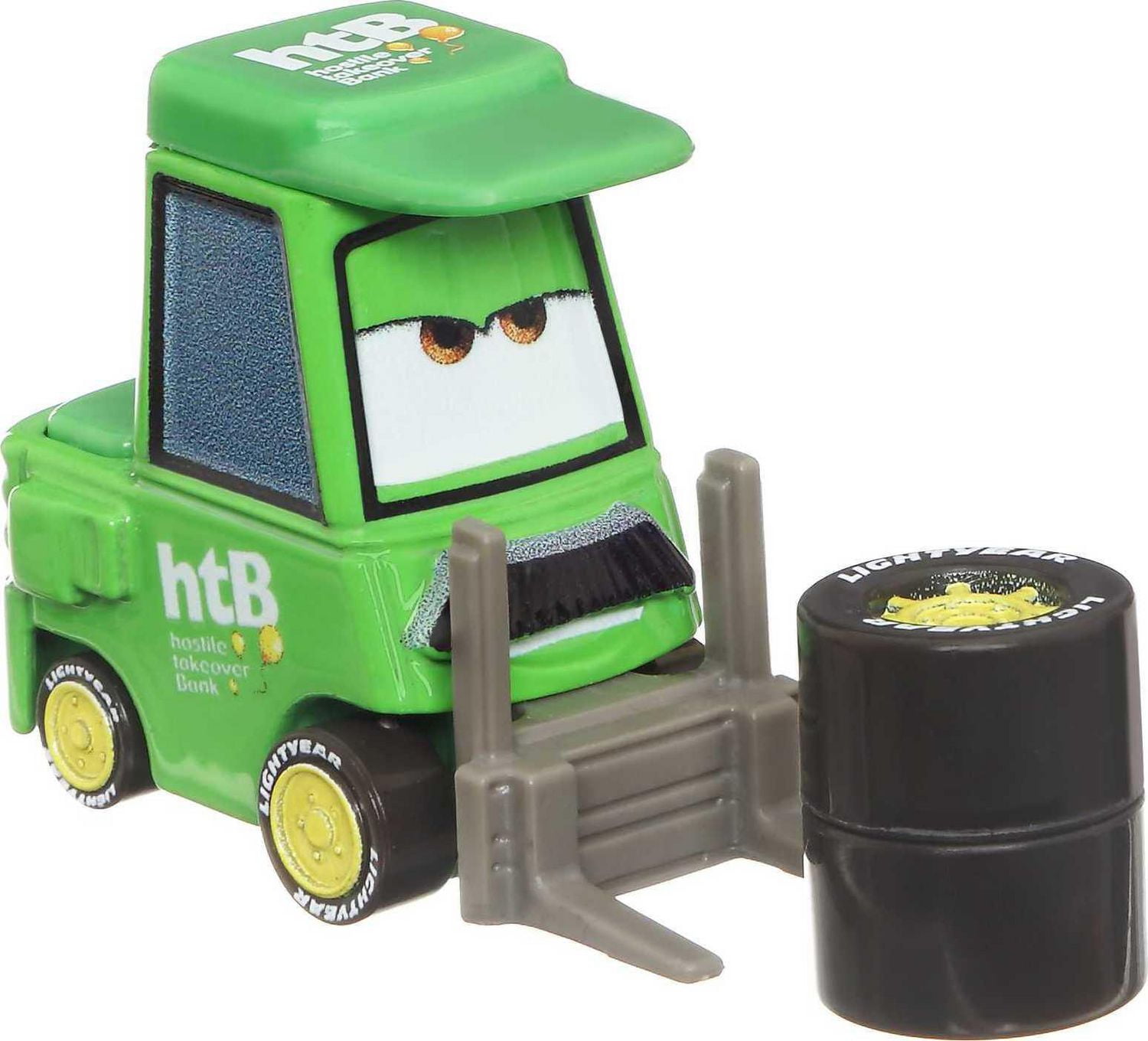 Chick Hicks et Pitty Chick Hicks avec pneus de coffrets de 2 inspirés du film «Les Bagnoles 3» de ​Disney et Pixar, véhicules en métal moulé sous pression à l’échelle 1:55