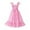 590RD11268, variant on Rggeeun Toddler Girl's Summer Boho Strap Tiered Maxi Cute Vacation Dresses Trendy Casual O-Neck Sundress