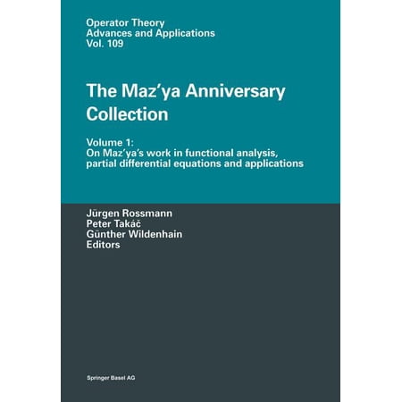 ISBN 9783034897266 product image for Operator Theory: Advances and Applications: The Maz'ya Anniversary Collection (P | upcitemdb.com