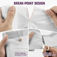 thumbnail image 3 of Small-Garbage-Bag 2-Gallon-Size Trash Bags Drawstring - Unscented Clear White Mini Bulk Drum Plastic Liners Recycling for Kitchen Office Bathroom Can Waste Basket, 5 Rolls, 120 Counts, 3 of 9
