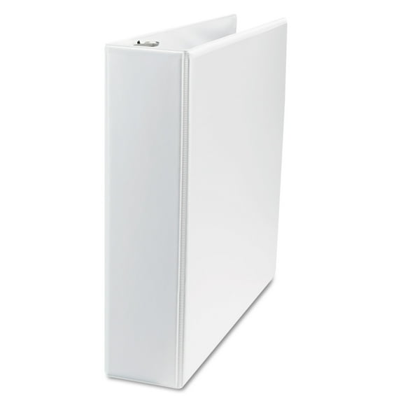 Slant-Ring View Binder, 3 Rings, 2" Capacity, 11 X 8.5, White, 4/pack | Bundle of 5 Packs