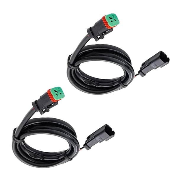 2 adaptadores universales DT Dtp, conectores, reequipamiento, divisores de arnés de cableado, enchufes cabeza única