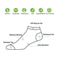 thumbnail image 2 of Men's Viscose From Bamboo, Low Cut Socks, Khaki, Medium 9-11, 6 Pack, 2 of 7