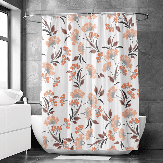 Shower Curtain Up-To-Date Practical Interesting Bath Curtain for Gift to Friens for Wet Room with 12 PCS Hooks ,3 Size