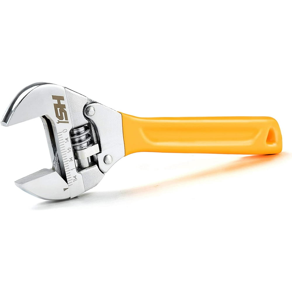 STEELHEAD 10” WideMouth Adjustable Ratcheting Wrench, Heat