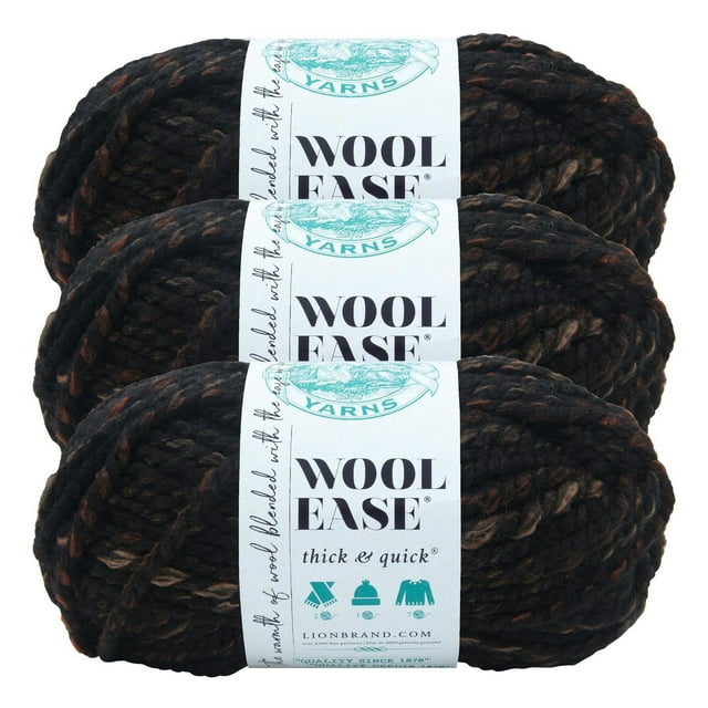 Fil Wool-Ease Thick & Quick Fil #6 Super Bulky/Chunky 170g / 97m 3-Paquet