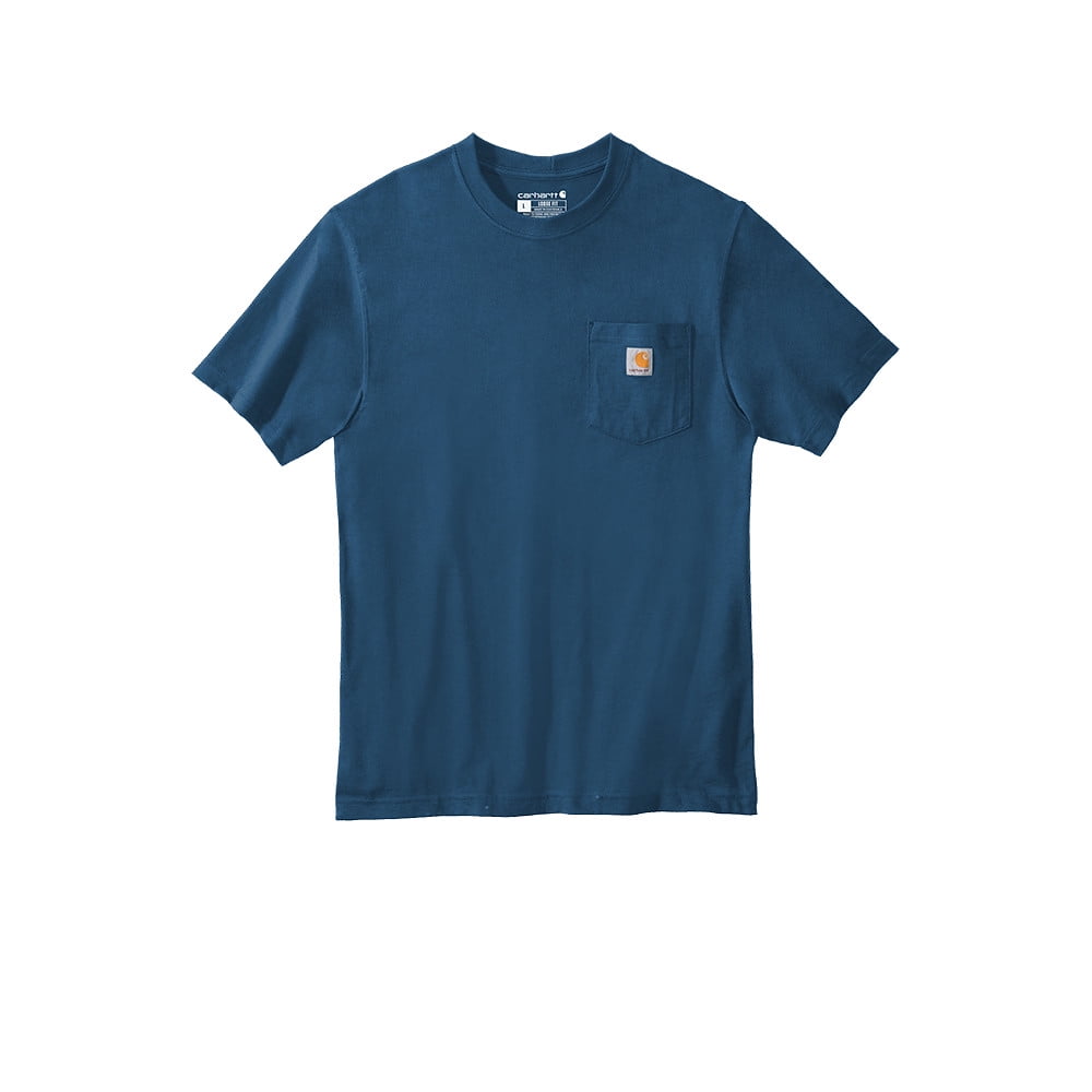 Carhartt Workwear Pocket T-Shirt for Men's, Crew Neck, Cotton Jersey ...
