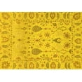 thumbnail image 1 of Ahgly Company Indoor Rectangle Abstract Yellow Modern Area Rugs, 7' x 9', 1 of 4