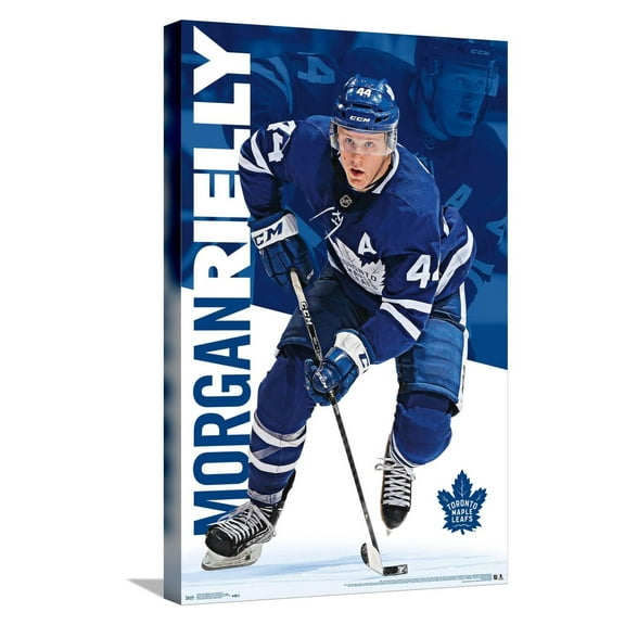 NHL Toronto Maple Leafs - Morgan Rielly 18 Canvas Wall Poster, 14.725" x 22.375"