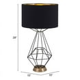 thumbnail image 5 of Maklaine Contemporary Metal Table Lamp in Black, 5 of 5