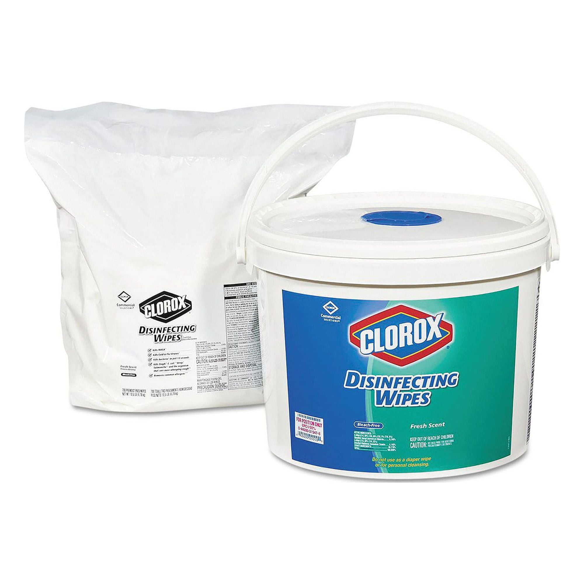 Branded Clorox Disinfecting Wipes, Fresh Scent (700ct. Bucket) Pack of 1