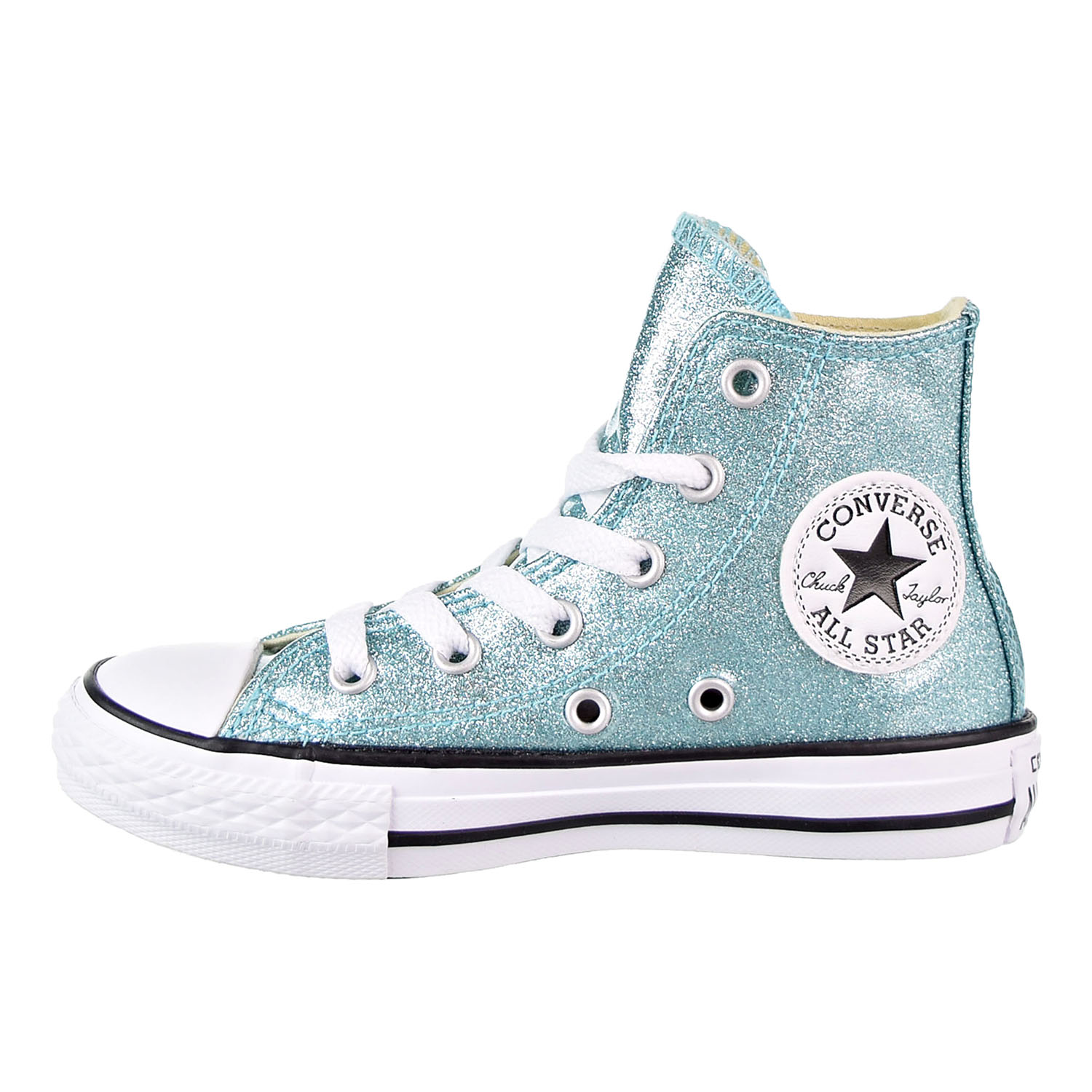 Converse Unisex CHUCK TAYLOR ALL STAR HI-TOP, BLEACHED AQUA/NATURAL/WHITE - image 4 of 6