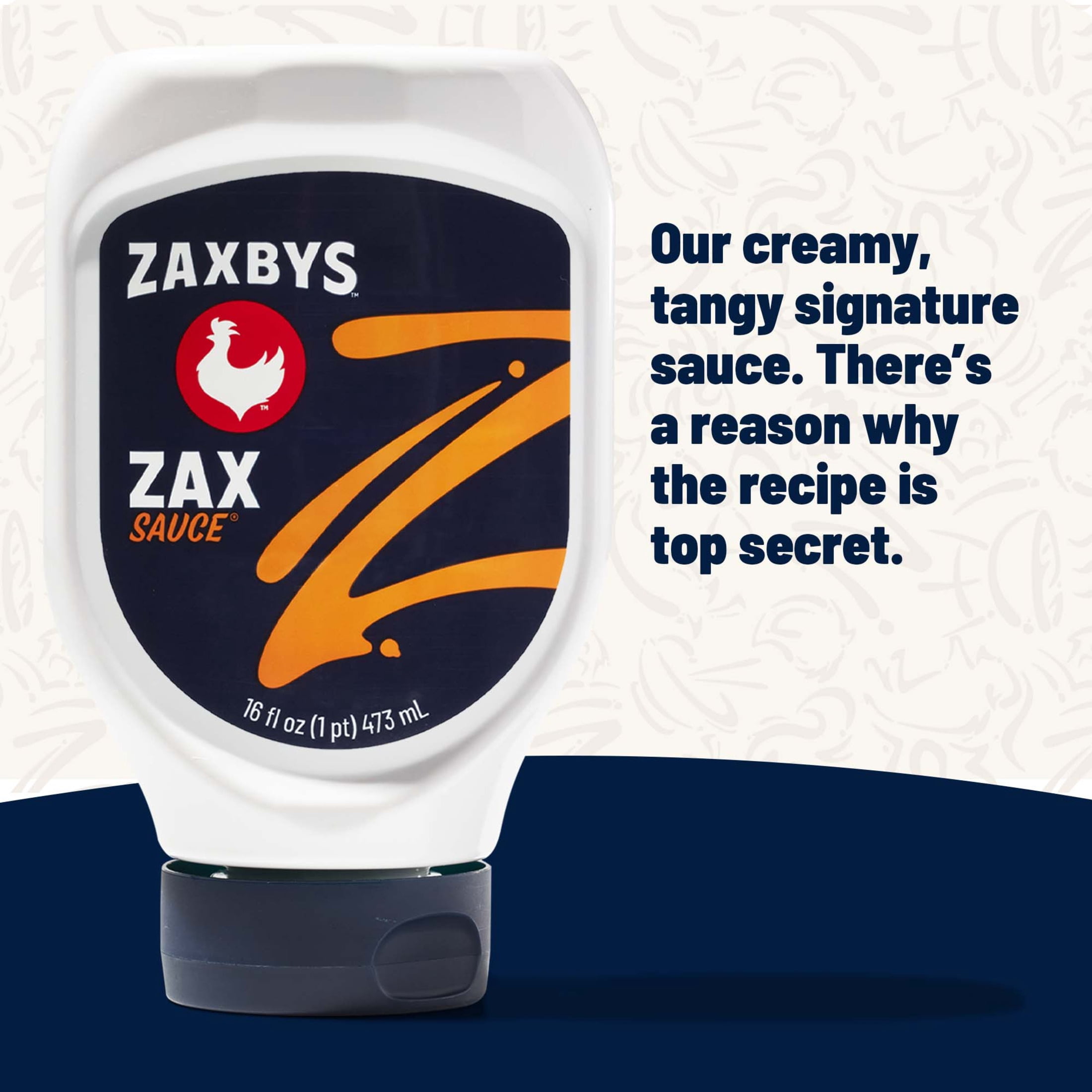 Zaxbys Classic Zax Sauce, Restaurant Chicken Dipping Sauce, 16 fl oz