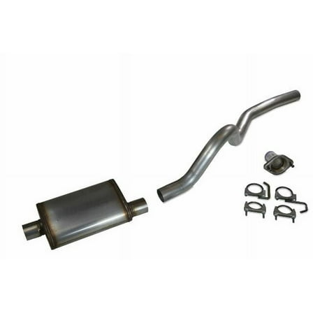 01-06 Jeep Wrangler 2.5" Exhaust Kit Stainless Muffler