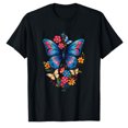 thumbnail image 1 of AALJY Butterfly With Flowers I Aesthetic Butterfly T-Shirt, 1 of 1