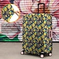 thumbnail image 4 of Yellow Lemon Fruit Slices DarkBlue Pattern Luggage Cover Fashion Suitcase Cover Baggage Covers Fit 25-28 Inch Luggage (Go Travel), 4 of 5
