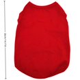 thumbnail image 3 of Sleeveless Dog Tank Top Summer Breathable Plain Pet Vest Machine Washable Soft Cotton Puppy T-Shirt for Small Medium Dogs Cats Indoor Outdoor Daily Wear, 3 of 5