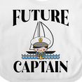 thumbnail image 4 of Inktastic Cute Baby Boy Sailing Captain Boys Baby Bib, 4 of 4