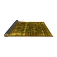 thumbnail image 2 of Ahgly Company Indoor Square Oriental Yellow Industrial Area Rugs, 6' Square, 2 of 4