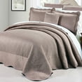 thumbnail image 5 of Home Soft Things 4 Piece Matte Satin Bedspread Set - Purple - Ovesize Queen (110" x 120"), 5 of 5