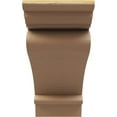 thumbnail image 2 of 3"W x 9"D x 6"H Classic Mayflower Rough Cedar Woodgrain TimberThane Corbel, Primed Tan, 2 of 6