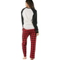 thumbnail image 3 of LazyOne Matching Family Pajama Sets for Adults, Teens, and Kids (Moose Plaid, XXX-LARGE), 3 of 7