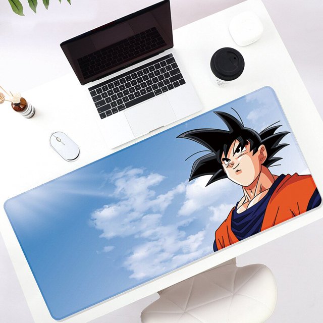 Alfombrilla de ratón Goku de Dragon Ball para escritorio, alfombrilla grande de goma para ordenador, oficina, hogar, escuela, accesorios para jugadores, regalo, nuevo