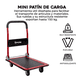 thumbnail image 3 of Carrito Plegable De Carga Bloosom Plataforma Diablito Patin De Acero Rojo, 3 of 4