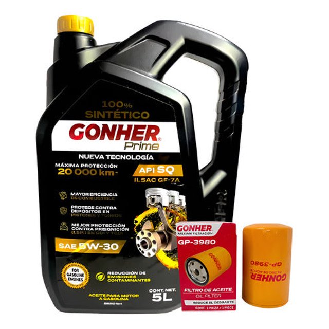Kit Cambio Aceite Chevrolet S-10 1992 V6 2.8 L