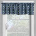 thumbnail image 4 of Ambesonne Quatrefoil Valance & Curtain, Eastern Girih Tile, 55"x36", Turquoise Navy Blue, 4 of 6