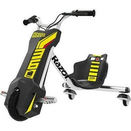 Razor DXT Drift Trike Black/ Yellow- Three Wheeled Drifting