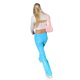 thumbnail image 2 of SAYOO - Pantalones de piel para mujer, ajustados, rectos, informales, a la moda, de cintura alta SAYOO  S-XL, 2 of 4
