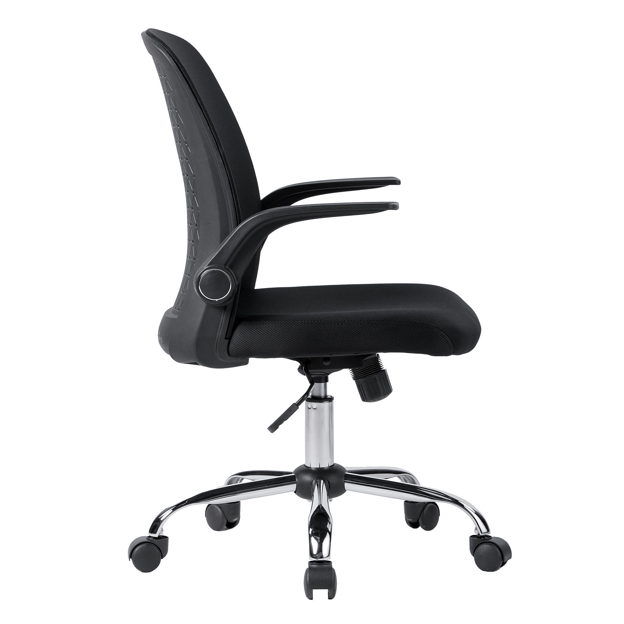 Mesh Office Chair with Flip Up Armrest, Managerial Chairs Executive