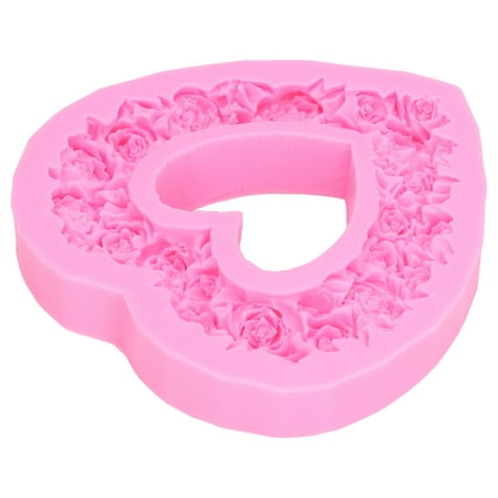 

3D Rose Cake Maker Mold Odorless Baking Supplies Reusable Easy to Clean Silicone Rose Baking Mold for Weddings for Birthday Parties for Jellies