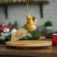 thumbnail image 4 of NWOKYZGH 1Pc forest Animals Ornaments Woodland Animal Faux Fur Plush Xmas Tree Hanging Ornaments Family Educational Playset for Gift Christmas Birthday Party Supplies, 4 of 8