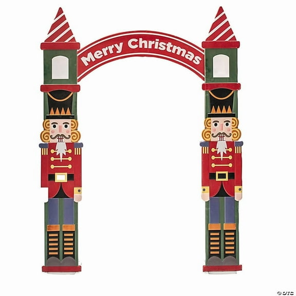 Morris Costumes SS10138 8 ft. Nutcracker Iron Archway Christmas Decoration