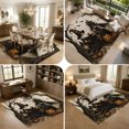 thumbnail image 5 of Area Rugs 5'x7', Black Gnomes Halloween Carpet Runner Indoor Outdoor Rugs Home Decor Aesthetic, Pumpkins Cats Castle Brown Non Slip Mats Washable Accent Rug for Living Room Bedroom, 5 of 8