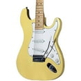 thumbnail image 5 of Sawtooth Citron Vanilla Cream ES Series Electric Guitar with White Pickguard - Includes: Gig Bag, Amp, Picks, Tuner, Strap, Stand, Cable, Guitar Instructional, & Free Music Lessons, 5 of 13