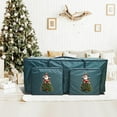 thumbnail image 6 of HOARBOEG Large Christmas Tree Storage Bag, 48x20x15in, Waterproof Tree Storage Cover for Artificial Christmas Trees, Holiday Organizer for Garland, Lights, and Decorations, Heavy-Duty Storage Bags, 6 of 7