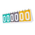 thumbnail image 2 of yotijay Scoreboard Flip Scoreboard Team Games 6 digits Score Flip Cards Competition Flip Green Gray Yellow, 2 of 9