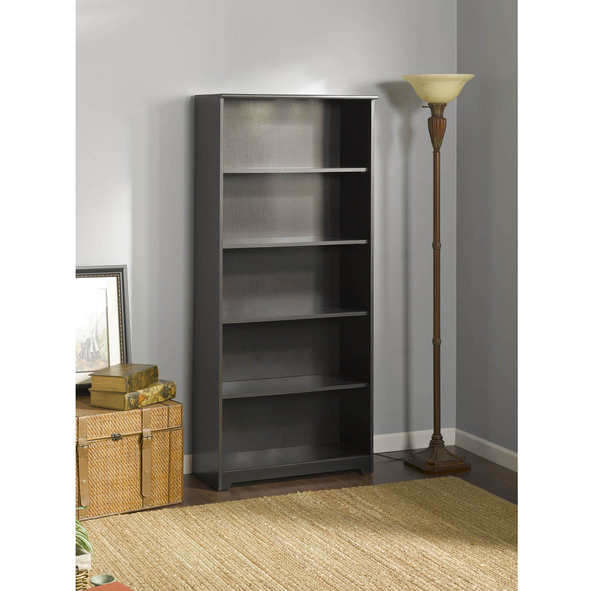 Bush Furniture Cabot 5-Shelf Bookcase, Multiple Colors