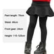 thumbnail image 2 of Legging de invierno para niñas con faldas, falda pantalón gruesa y cálida con forro polar para niños pequeños, medias de algodón para niños, negro, 2 of 7