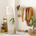 thumbnail image 4 of EDX 64"x21" Full Length Floor Mirror, Rectangle Full Body Free-Standing Wall-Mounted Hanging, Gold, 4 of 8
