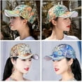 thumbnail image 5 of LINLIN Women Rhinestone Crystals Baseball Cap Bling Bling Adjustable Sun Hat Hip Hop Caps Fashion Hats, 5 of 5