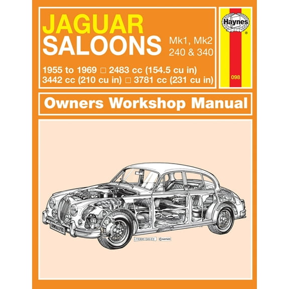 Jaguar MkI & II, 240 & 340 (55 - 69) Haynes Repair Manual ^