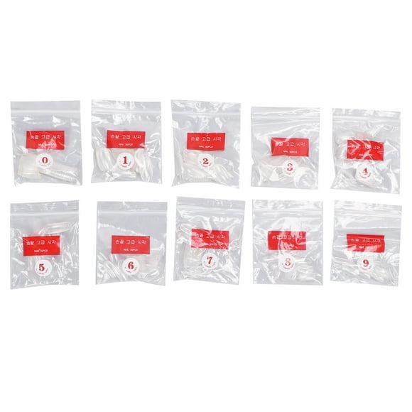 Short Oval Nail,500Pcs Short Oval Nail Clear Fake Nail Full Cover Nail Tips Sleek Aesthetic